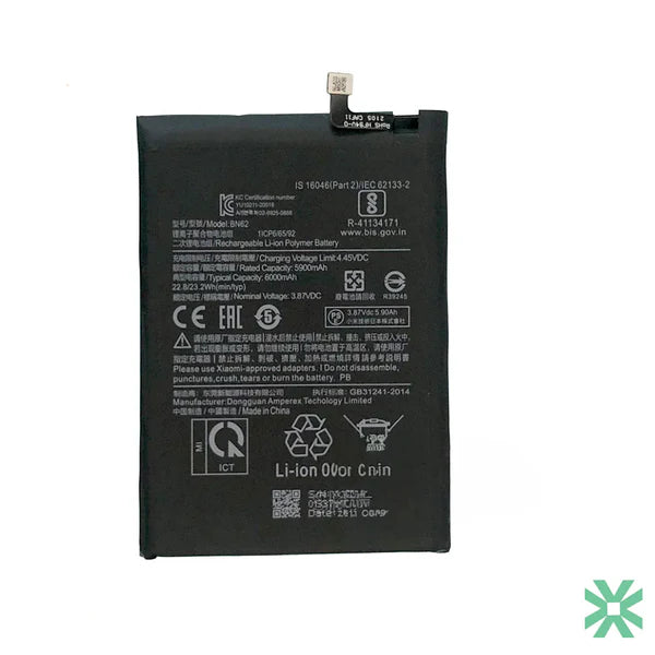 Xiaomi REDMİ 9T (M2010J19SG) Uyumlu Batarya Pil  6000 mAh (BN62)