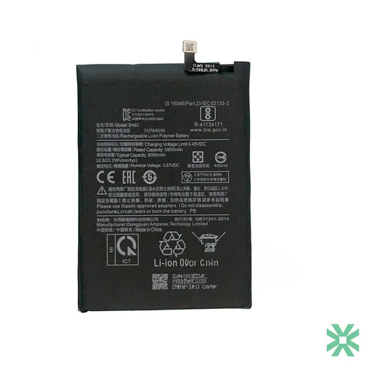 Xiaomi REDMİ 9T (M2010J19SG) Uyumlu Batarya Pil  6000 mAh (BN62)