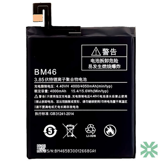 Xiaomi REDMİ NOTE 3 (2015116) Uyumlu Batarya Pil  4050 mAh (BM46)