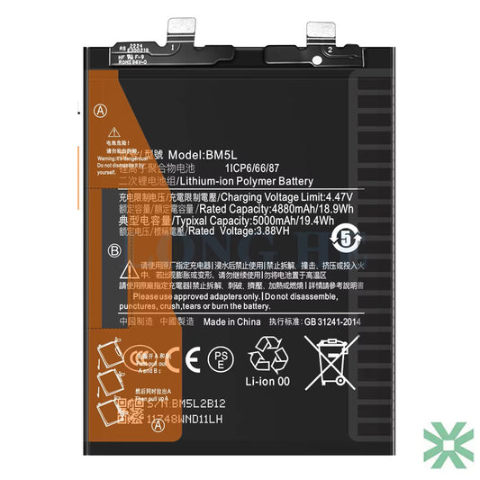 Xiaomi Redmi K60 Pro (22127RK46C) Uyumlu Batarya Pil  5000 mAh (BM5L)