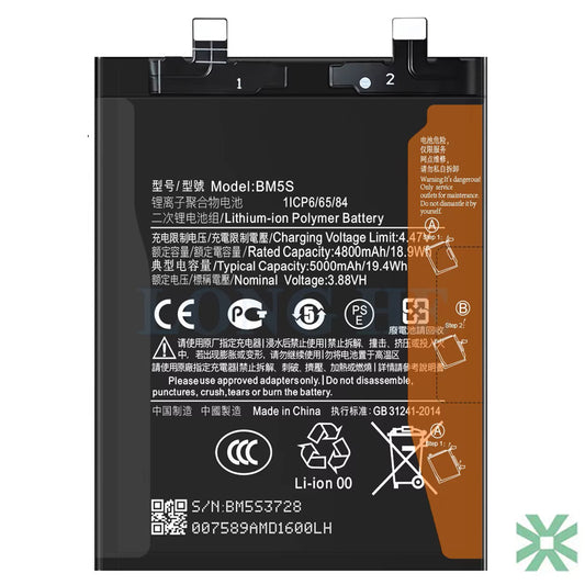 Xiaomi Redmi K60 Ultra (23078RKD5C) Uyumlu Batarya Pil  5000 mAh (BM5S)