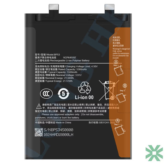 Xiaomi Redmi K70 Ultra (2407FRK8EC) Uyumlu Batarya Pil 5500 mAh (BP53)