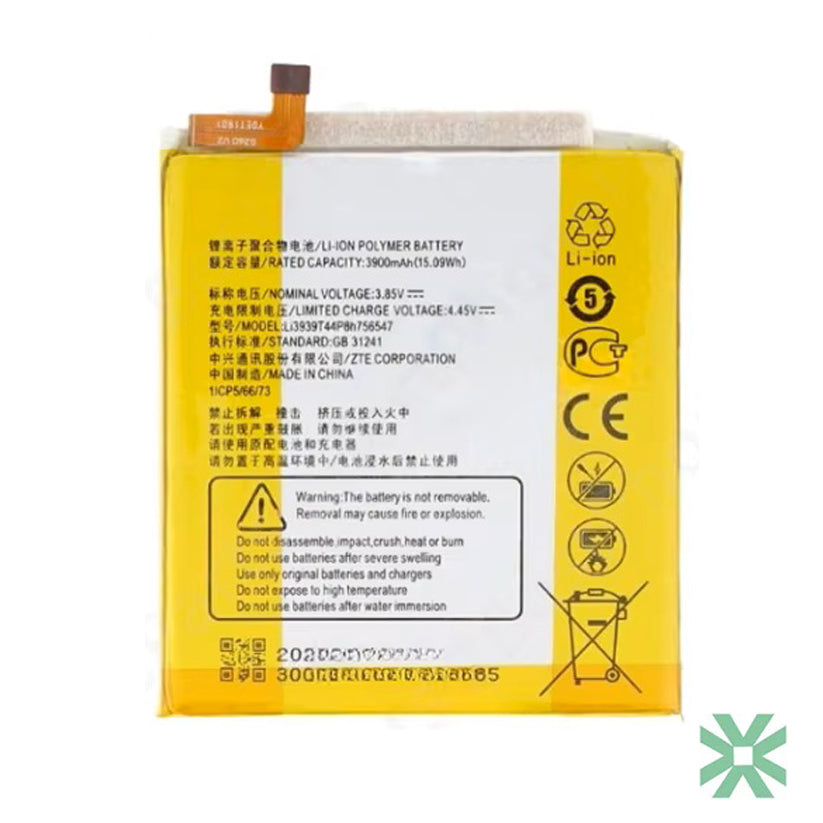ZTE Axon 9 Pro (A2019G) Uyumlu Batarya Pil  4000 mAh (Li3939T44P8h756547)