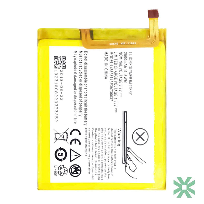 ZTE BLADE A2 (BV0720) Uyumlu Batarya Pil  2500 mAh (Li3825T43P3h736037)