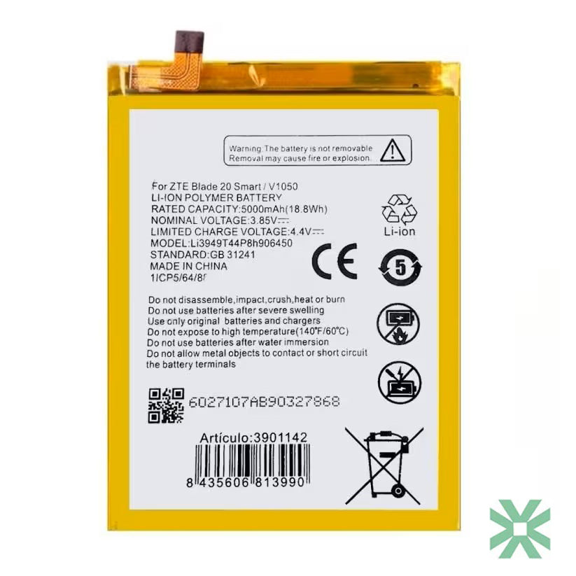 ZTE BLADE A75 (Z2357N) Uyumlu Batarya Pil  5000 mAh GH6701, GH6702