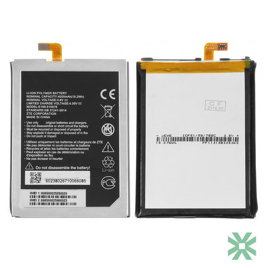 ZTE BLADE Max 3 (Z986U) Uyumlu Batarya Pil 4000 mAh (Li3940T44P8h846748)