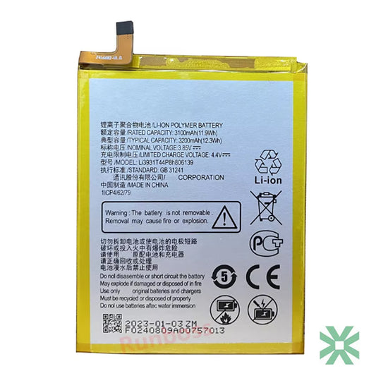 ZTE BLADE V9 Vita (V0920) Uyumlu Batarya Pil  3200 mAh (Li3931T44P8h806139)