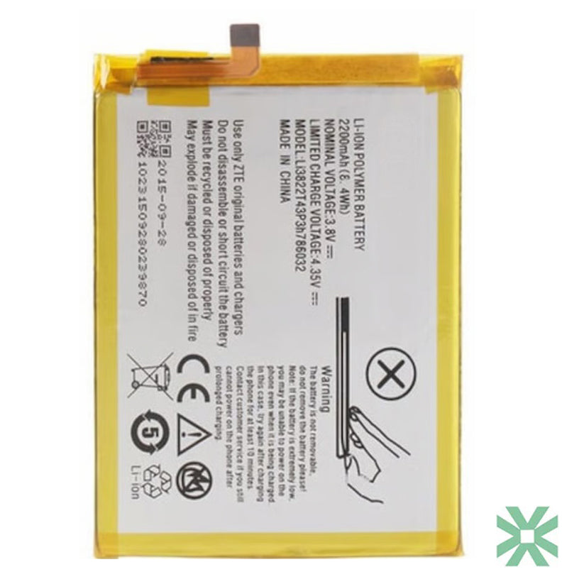ZTE BLADE V6 Uyumlu Batarya Pil 2200 mAh (Li3822T43P3h786032)