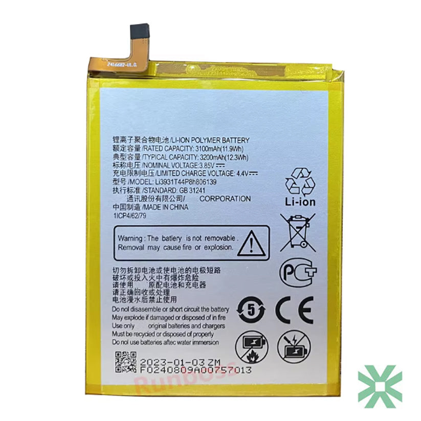 ZTE BLADE V9 (V0920) Uyumlu Batarya Pil 3200 mAh (Li3931T44P8h806139)
