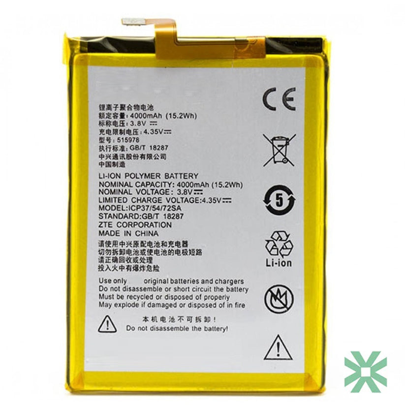 ZTE BLADE X3 (T620) Uyumlu Batarya Pil  4000 mAh (Li3839T43P8H826435)