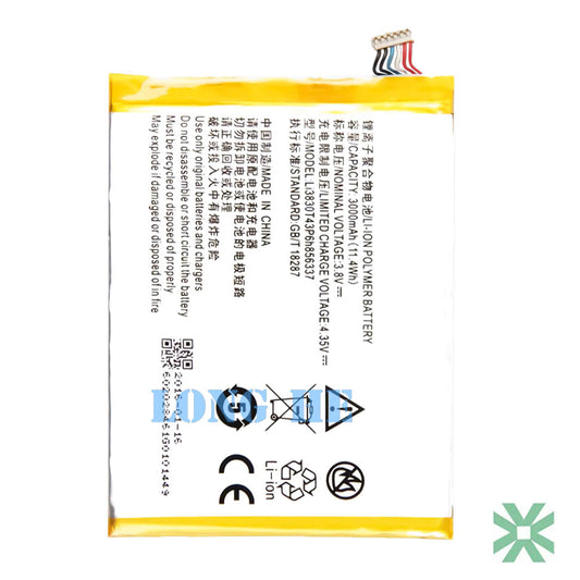 ZTE BLADE X9 Uyumlu Batarya Pil 3000 mAh (Li3830T43P6h856337)