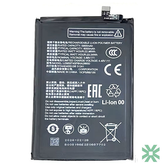 ZTE Nubia Neo 2 5G (Z2352N) Uyumlu Batarya Pil 6000 mAh (Li3959T45P8HA26650)