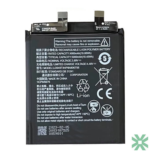 ZTE Nubia Z40S Pro (NX702J) Uyumlu Batarya Pil  5000 mAh (Li3949T44P8H886554)