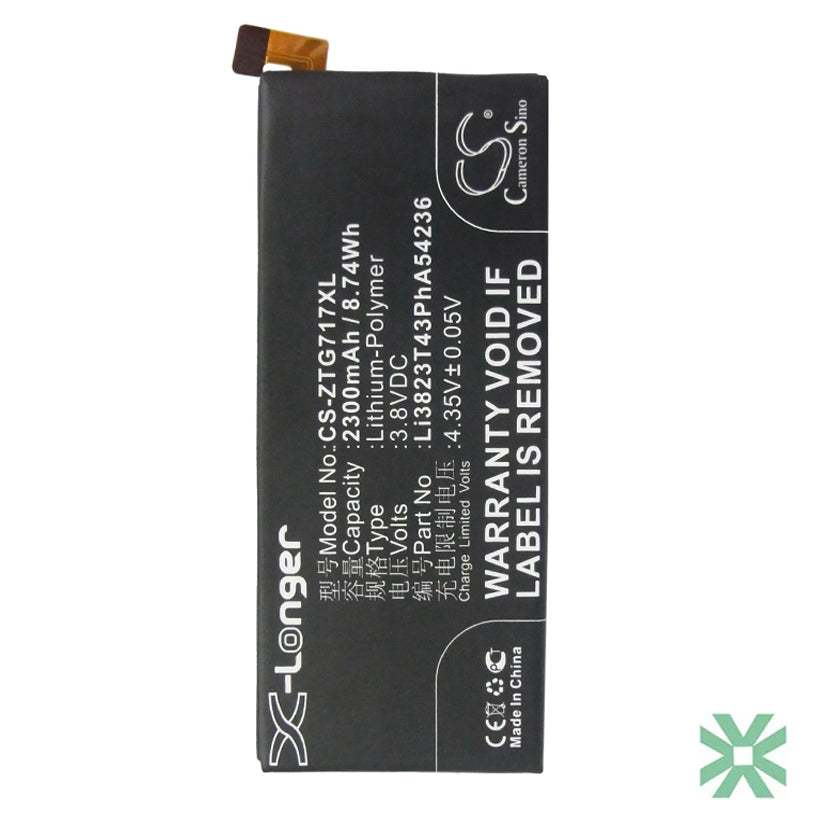 ZTE Nubia Z7 Mini (NX507J) Uyumlu Batarya Pil  2300 mAh (Li3823T43P6hA54236-H)