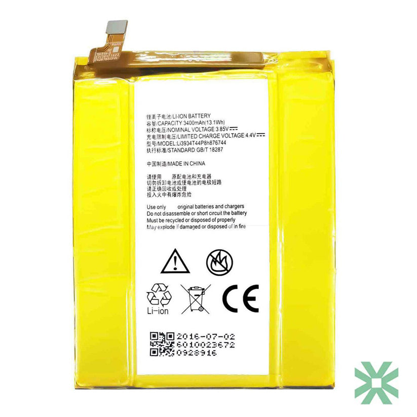 ZTE ZMAX Pro (Z981) Uyumlu Batarya Pil  3400 mAh (Li3934T44P8H876744)